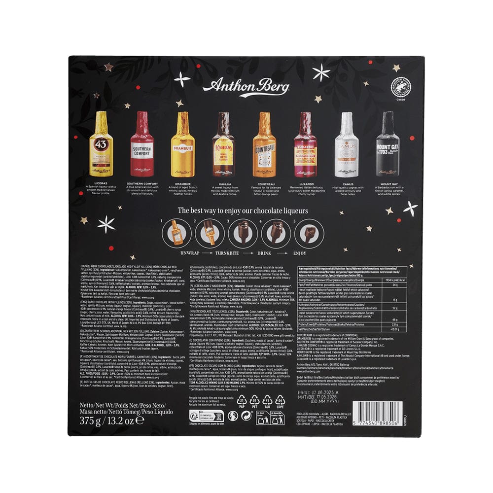 Anthon Berg Advent Calendar 24 Liquor Filled Chocolate Liqueurs 375g - Image 3