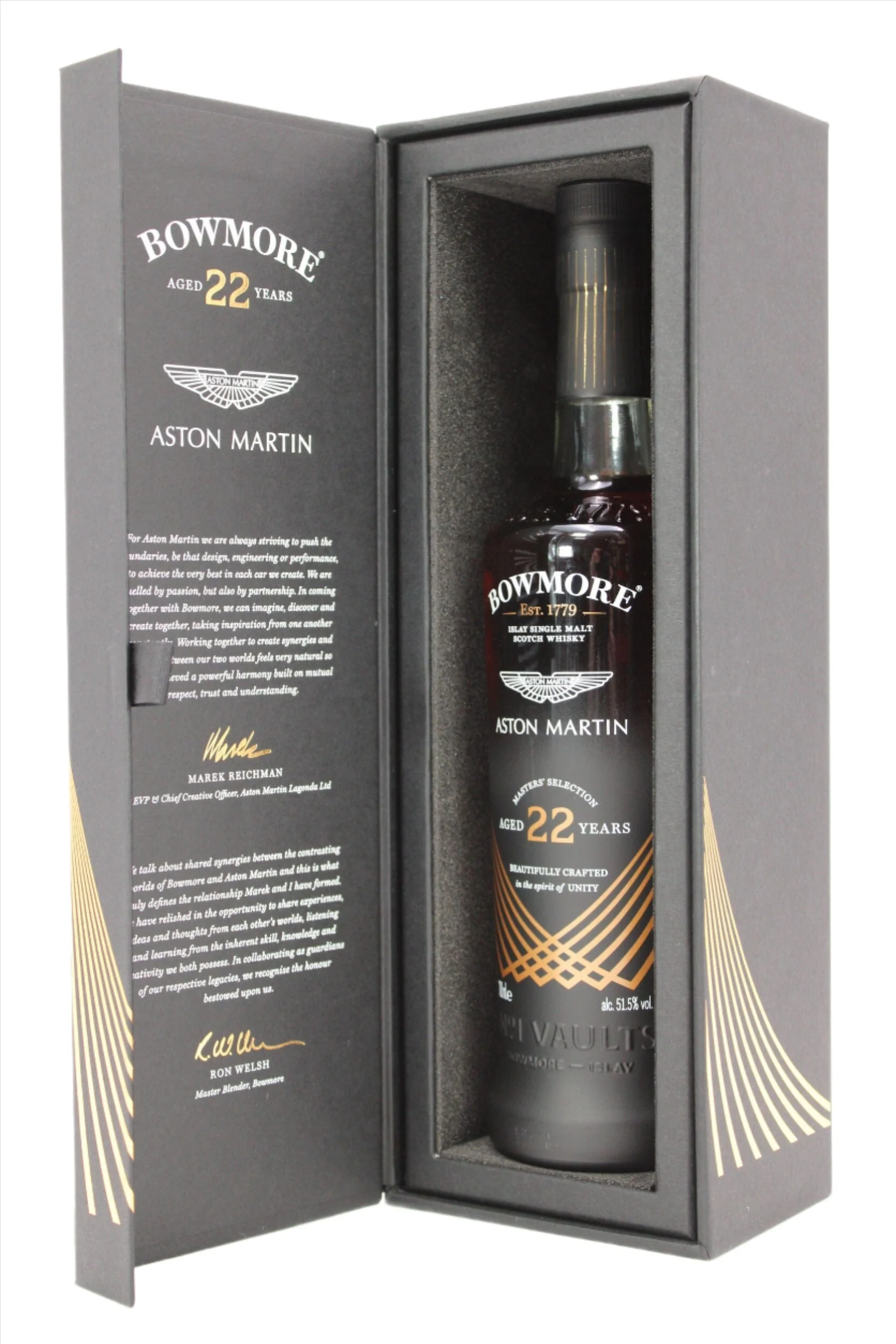Bowmore 22 Year Old Limited Edition Aston Martin Single Malt Scotch Whisky 70cl - Image 2
