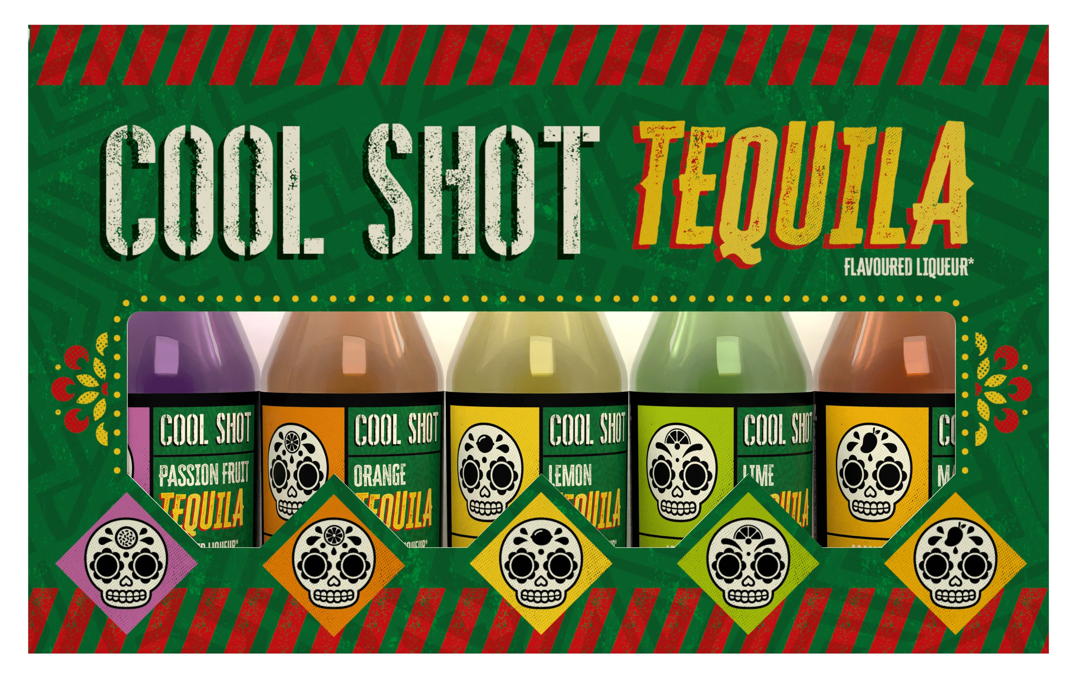 Cool Shot Mixed Tequila Shots 5x2cl - Image 2