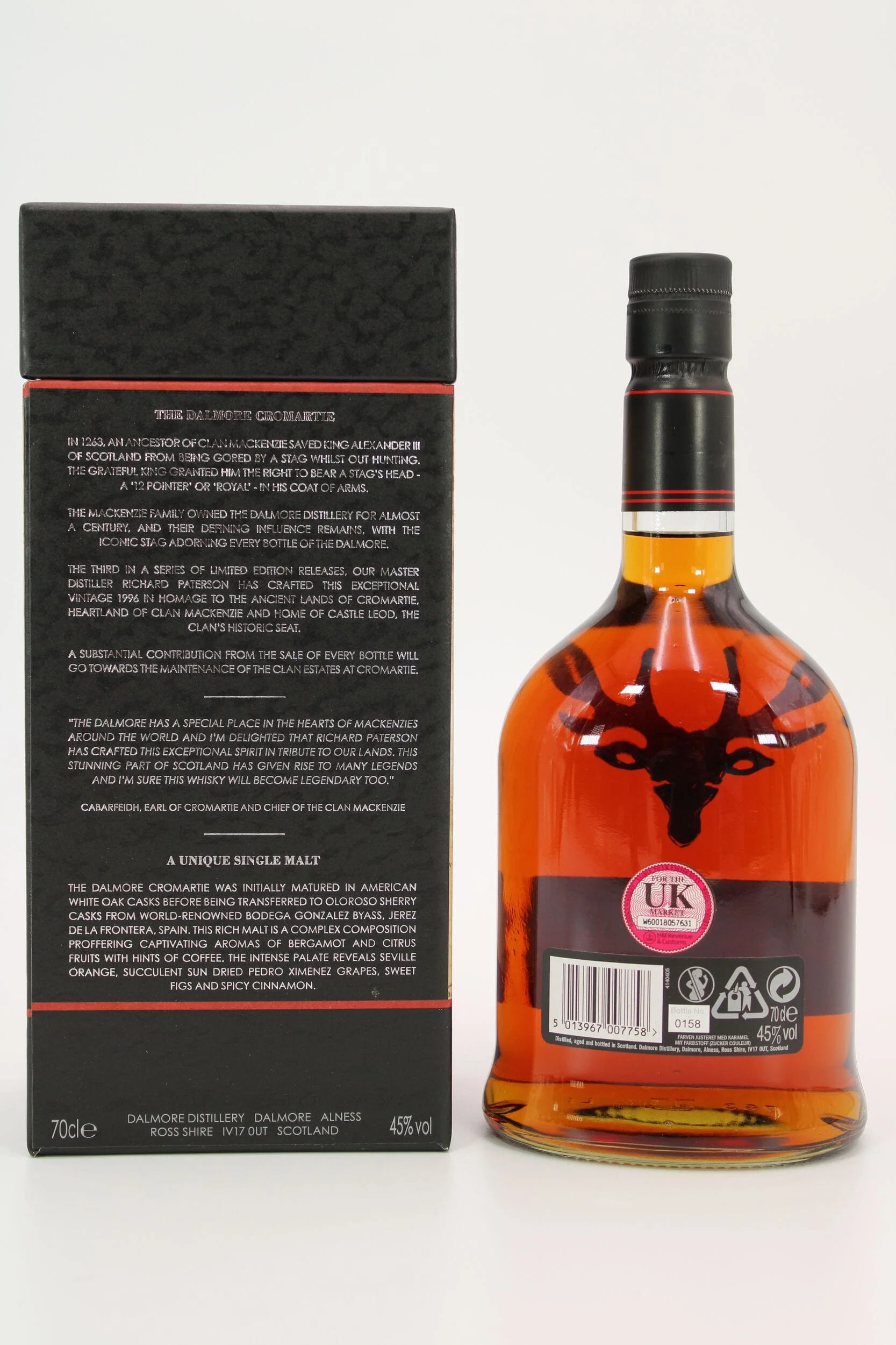 The Dalmore 1996 Cromartie Lands Of Clan Mackenzie 16 Year Old Scotch Whisky 70cl - Image 2
