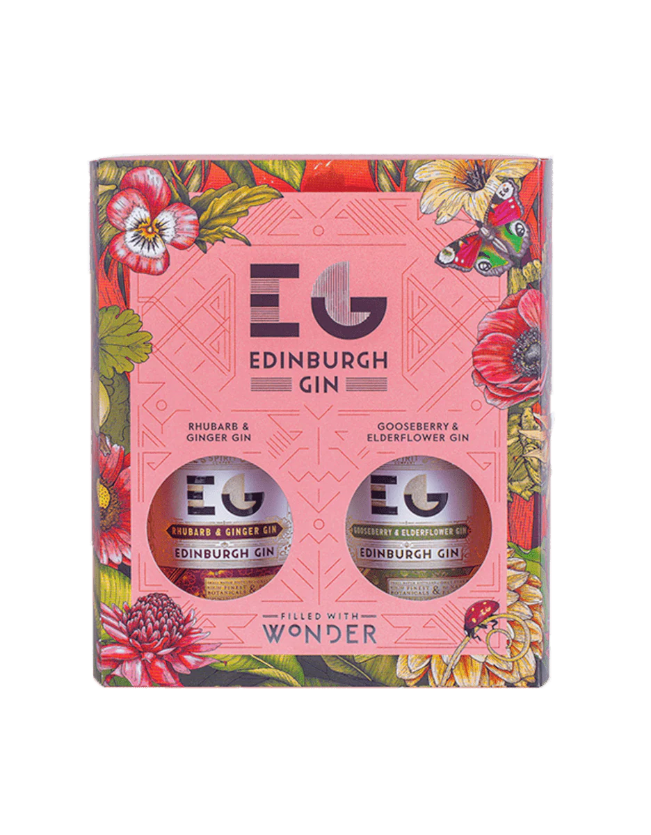 Edinburgh Gin Flavoured Gin Double Gift Pack 2x20cl