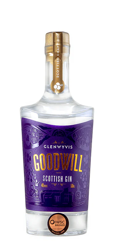 GlenWyvis GoodWill Premium Scottish Craft Gin 50cl