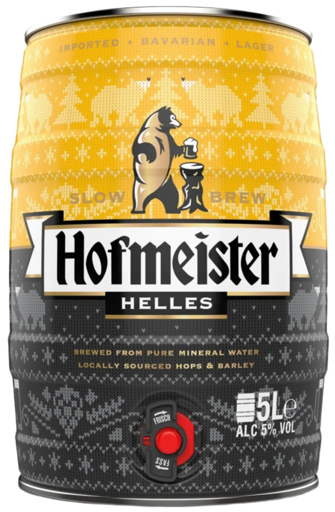 Hofmeister Helles Premium Lager Mini-Keg 5L - Image 2