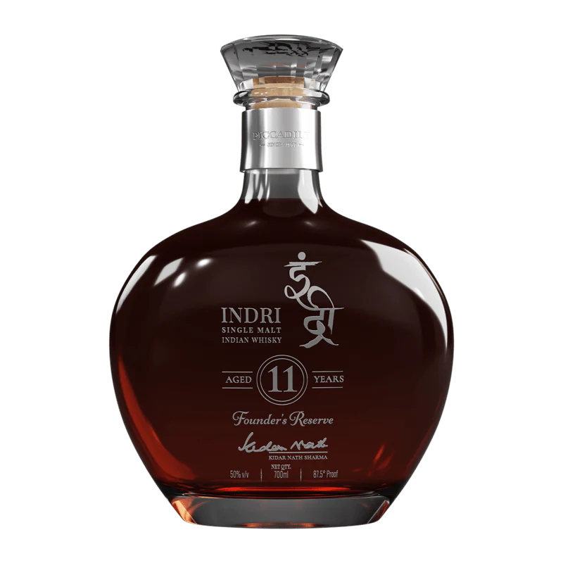 Indri Founders Reserve 11 Year Old Wine Cask Single Malt Indian Whisky 70cl - Image 2