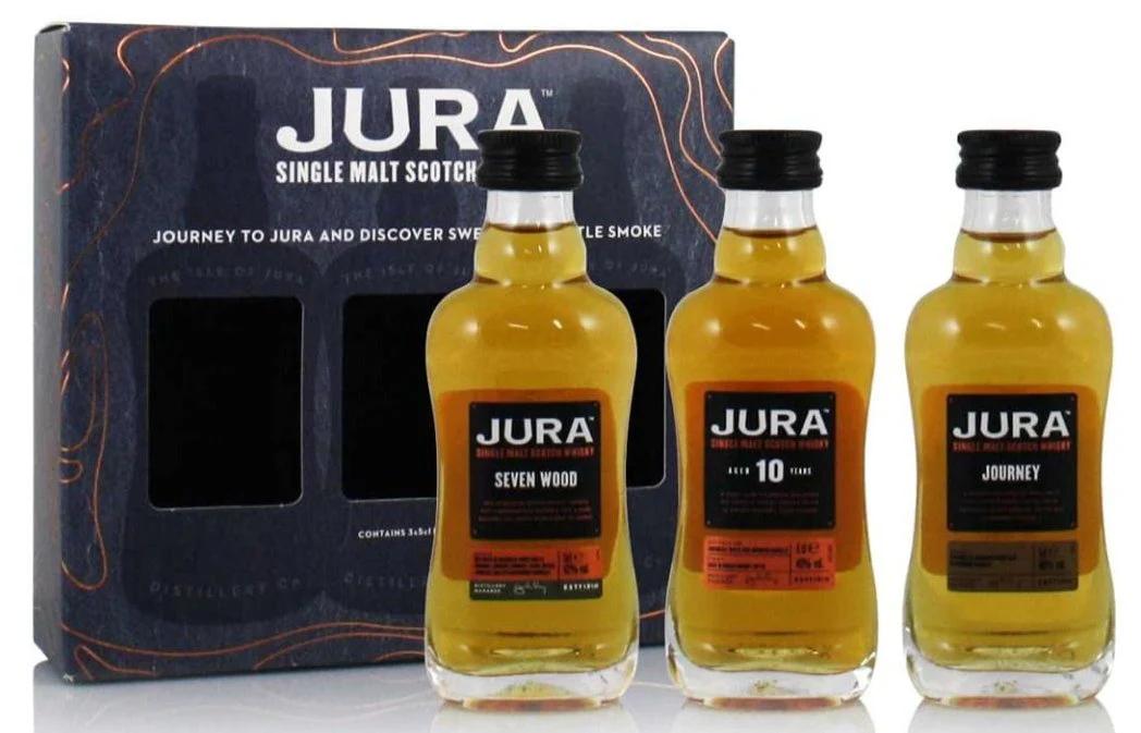 Jura Single Malt Scotch Whisky Miniature Pack 3x5cl - Image 2