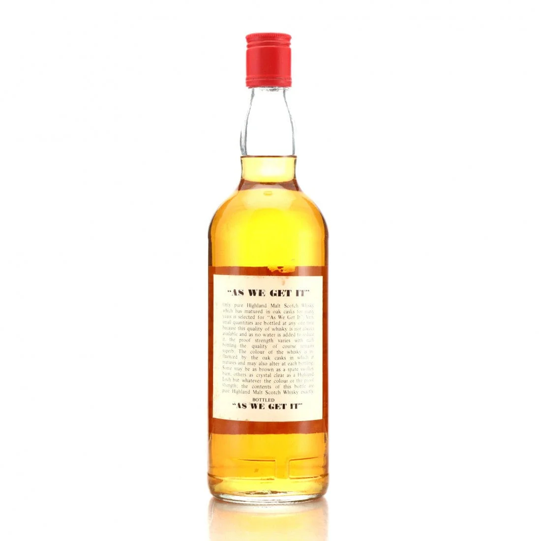 Macallan As We Get It 100 Proof 1980s 75cl - Image 2