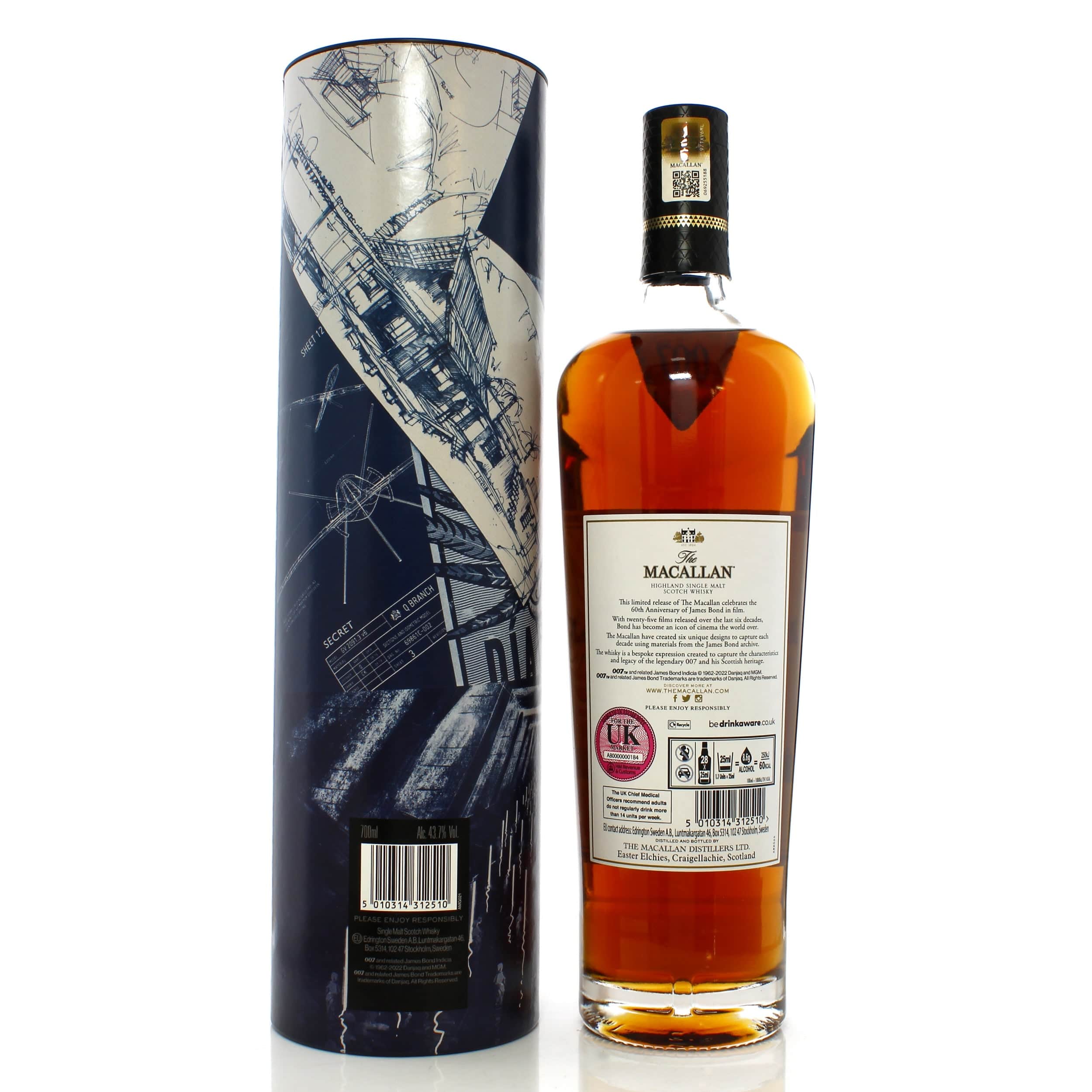 Macallan James Bond 60th Anniversary Release Decade VI 70cl - Image 2