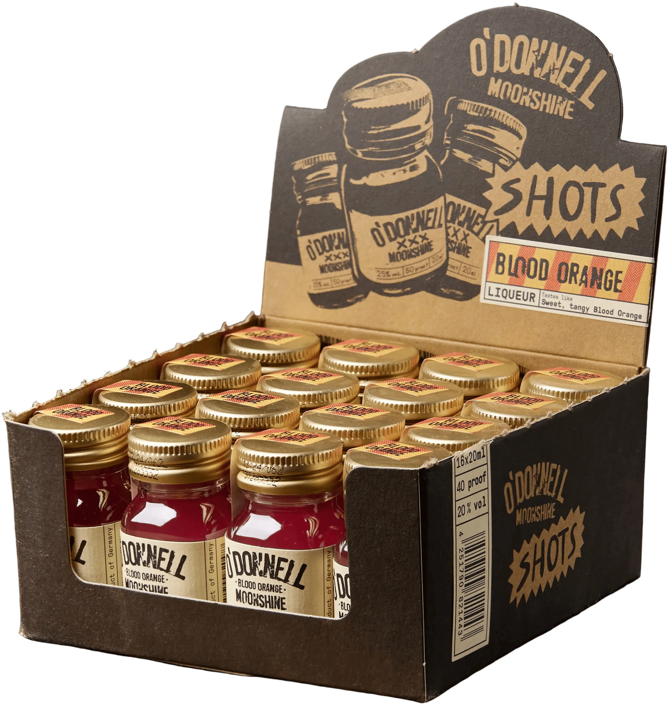 O'Donnell Moonshine 16er Blood Orange Micro Box 16x20ml