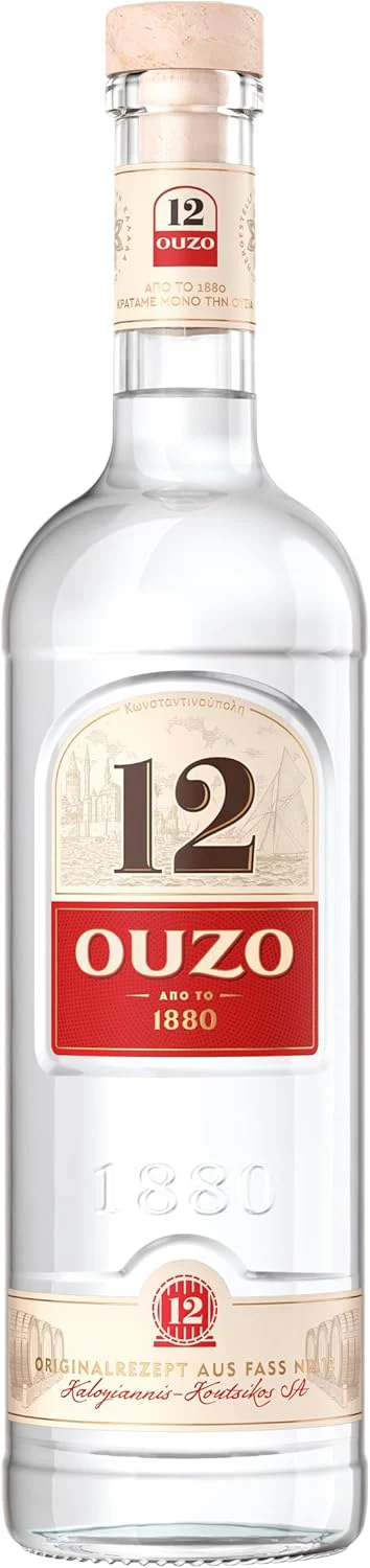 Ouzo 12 Greek Aniseed Liqueur 70cl