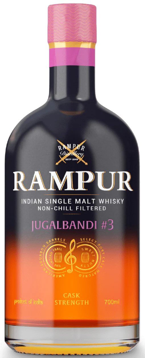 Rampur Jugalbandi No. 3 Port Cask Single Malt Indian Whisky 70cl - Image 2