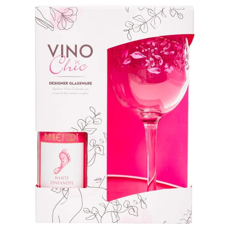 Vino Chic Barefoot Wine Gift Set 20cl