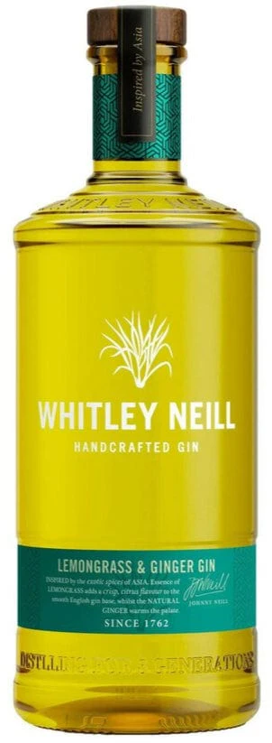 Whitley Neill Lemongrass & Ginger Gin 1L
